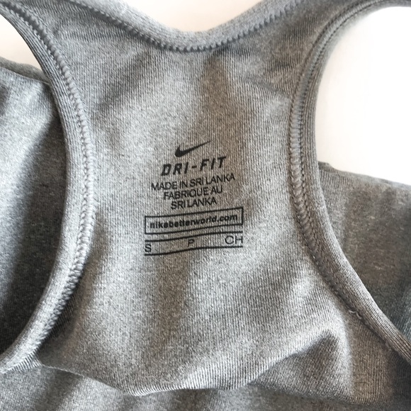 Nike Grey Sports Bra- size s - Picture 3 of 3